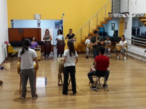 Vueltacanela, Taller de Percusión